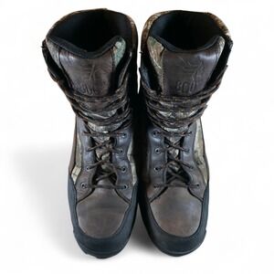 LaCrosse Men's 8" Camo 800G Hunting Boots Lace Up Leather Waterproof Size 14